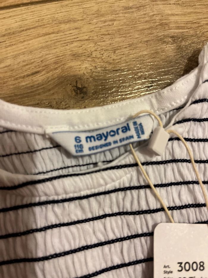 6 ans - mayoral tee shirt neuf - photo numéro 3