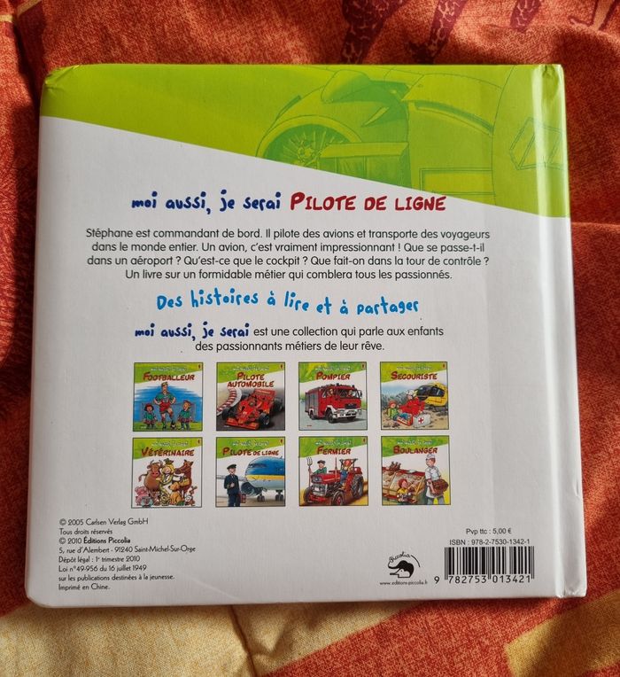 Livre moi aussi, je serai pilote de ligne - photo numéro 2