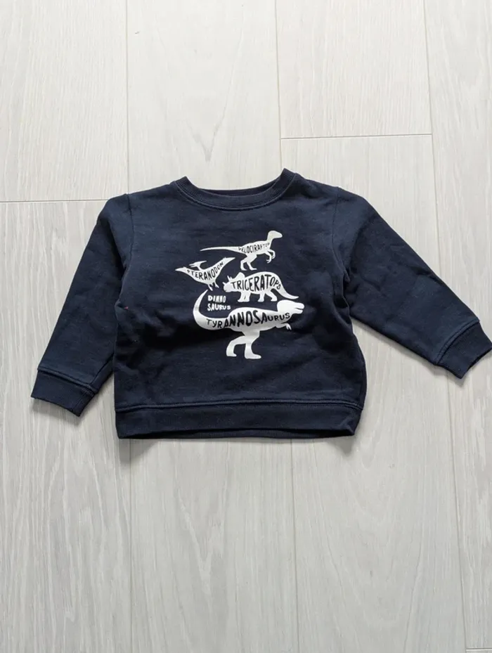 Pull dinausore Verbaudet 3ans - photo numéro 2