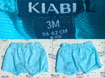 Short avec palmier taille 3 mois