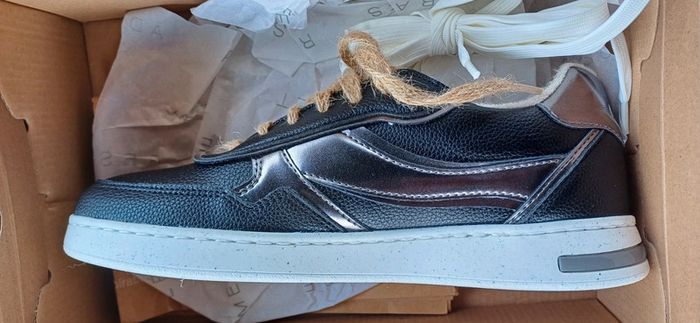 Paire de baskets sneakers geox jaysen noires pointure 37 - photo numéro 5