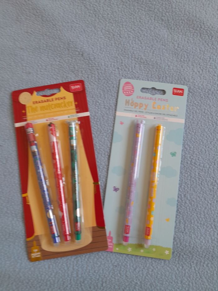 Lot packs stylo legami pâques et Noël - photo numéro 1