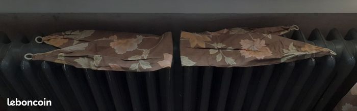 1 paires de rideaux marron - photo numéro 5