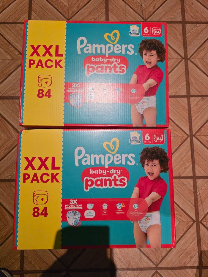 🌟 Pampers baby dry pants 2x84 couches Taille 6 (13 - 19 kg) 🌟