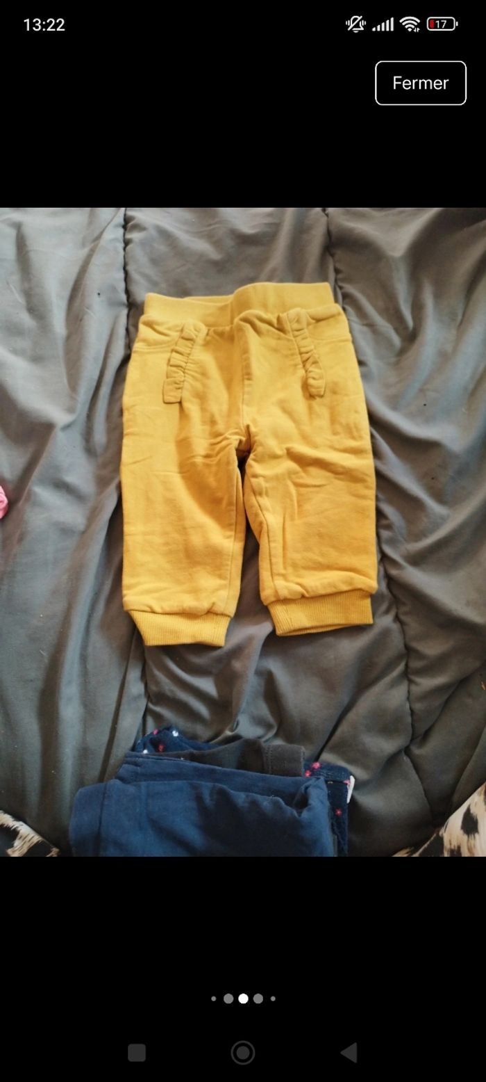 Lot de pantalon leggins bébé fille - photo numéro 3