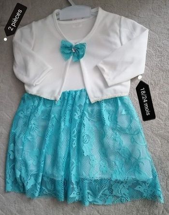 Robe avec boléro filles