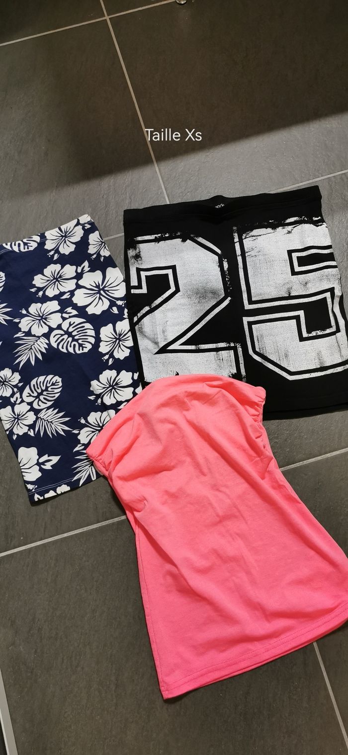 3 bustiers taille Xs