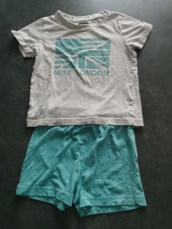 Pyjama short garçon 3 ans.