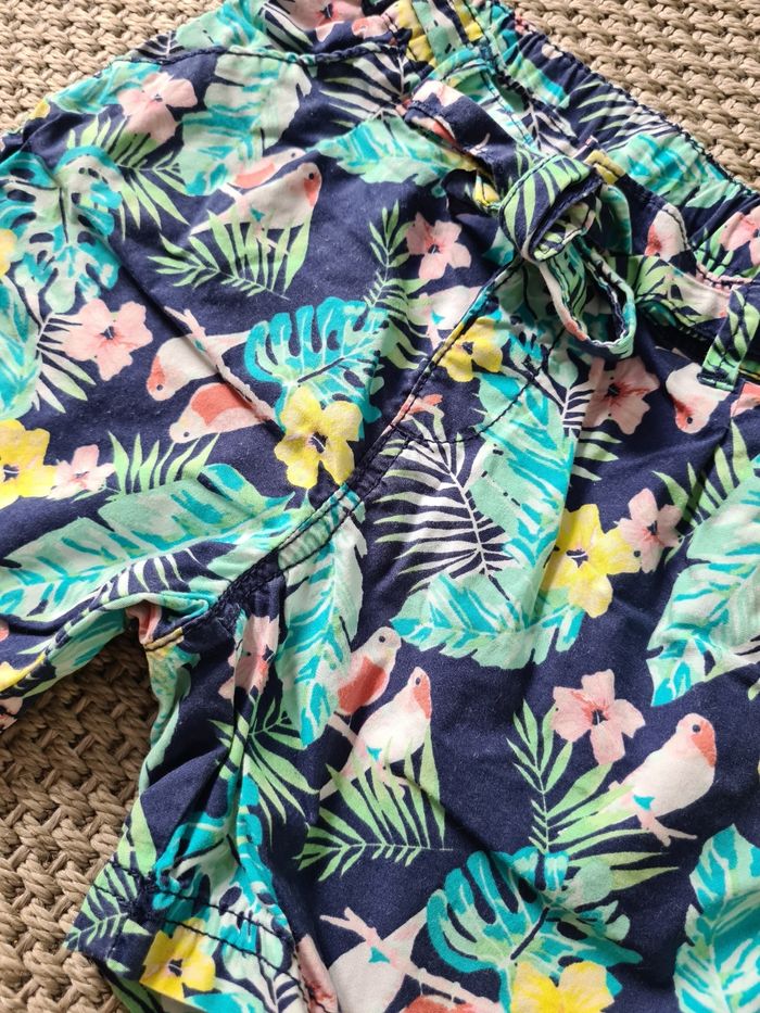 Short motif tropical fille - 5/6 ans - photo numéro 3