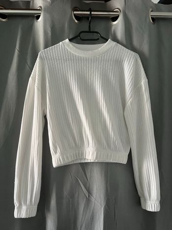 Petit sweat blanc Pimkie taille S