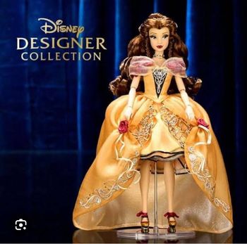 Poupée Belle Disney Designer Collection série Dance en édition limitée, La Belle et la Bête, 31 cm
