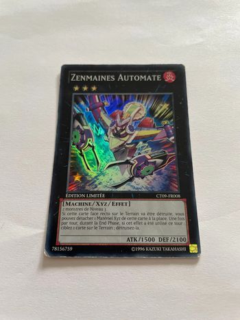 Yu-gi-oh! Zenmaines Automate CT09-FR008 / Super Rare