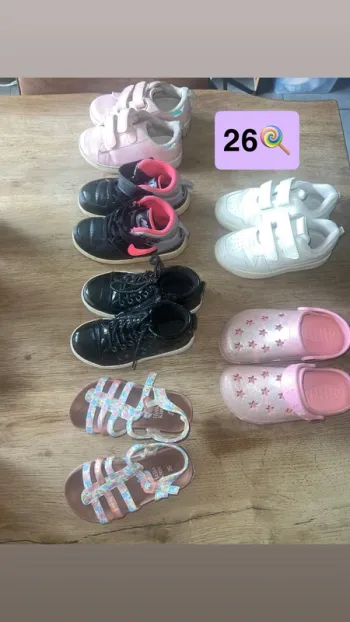 Lot chaussures 26 🍭