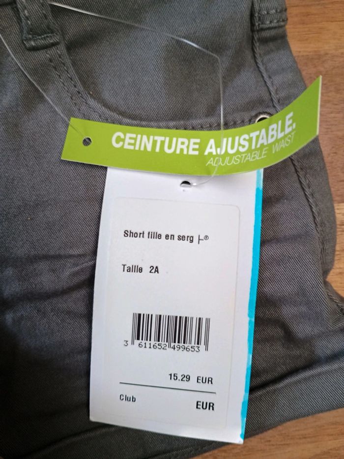 Short neuf fille - photo numéro 3