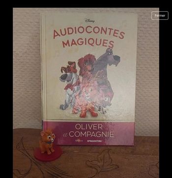 60. Collection audiocontes Magiques Disney Altaya audio conte compte magic livre & figurine