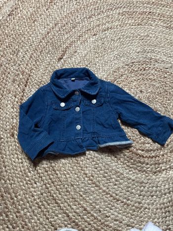 Veste en jeans bébé fille