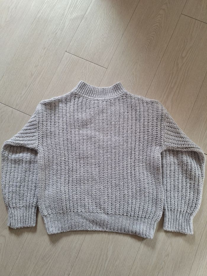Pull gris uni Kiabi - photo numéro 3
