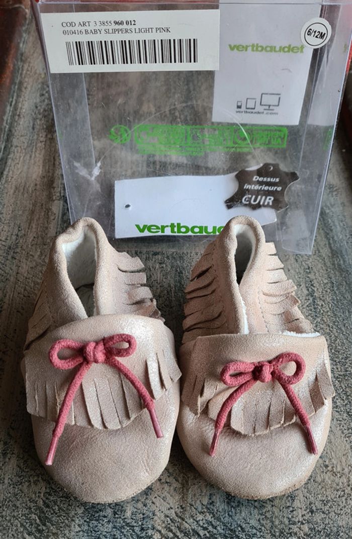 Chaussons/ chaussures bébé t6.12mois Vertbaudet - photo numéro 2