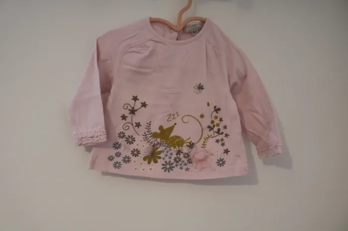 Ensemble haut Grain de blé et pantalon Kiabi 6 mois - photo numéro 5