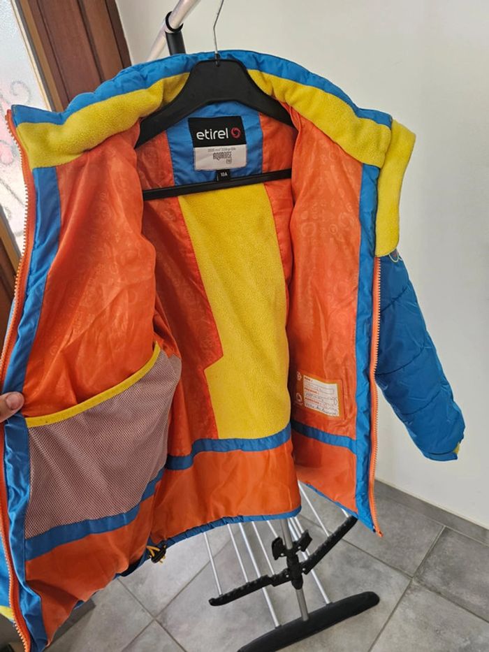 Veste /manteau ski bleu /jaune garçon 10ans/elite aquabade - photo numéro 18