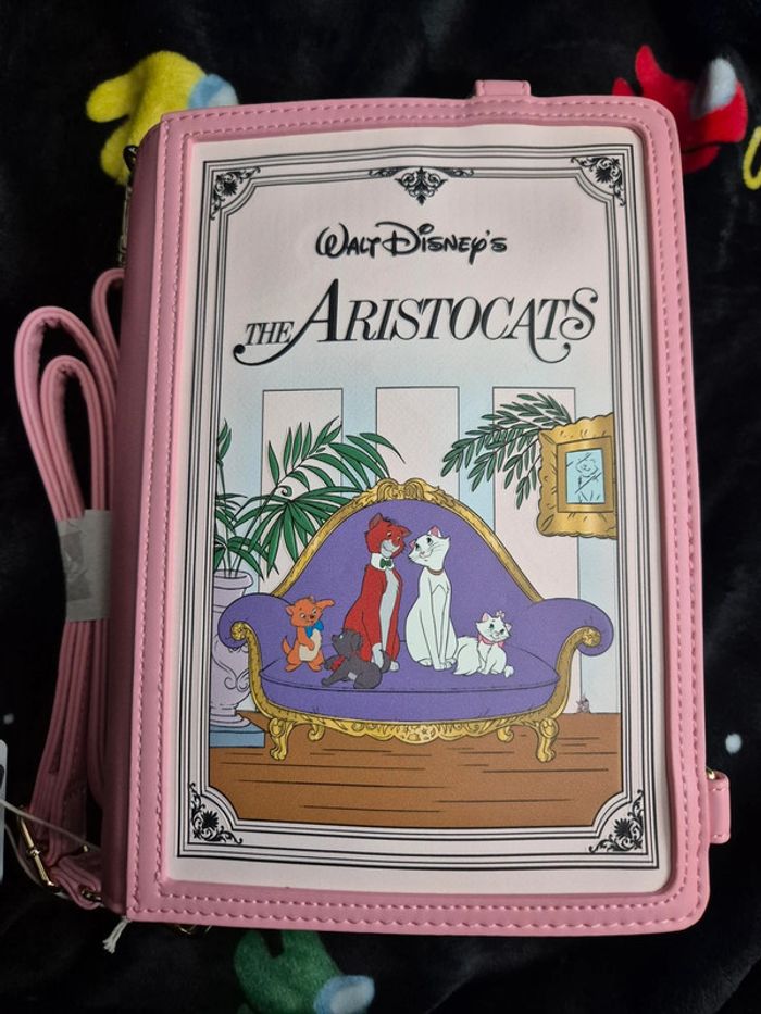 Loungefly Les Aristochats - Sac a bandoulière convertible Livre
