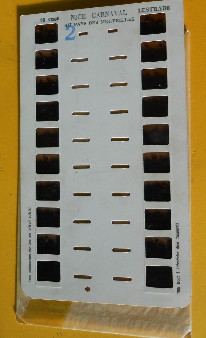 lot 5 cartes stéréoscopique Listrade Nice carnaval - photo numéro 6