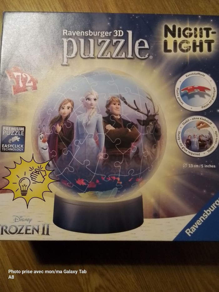 Puzzle 3d reine des neiges