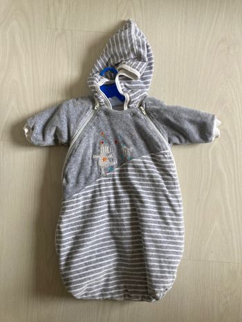 Gigoteuse manteau rayée