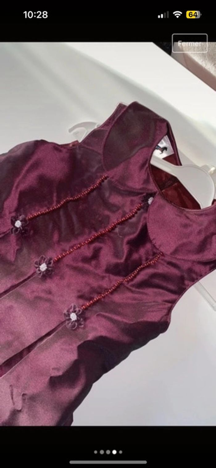 Robe violette brillante - photo numéro 4