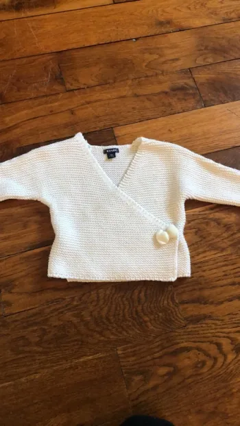 Veste blanche pailletée