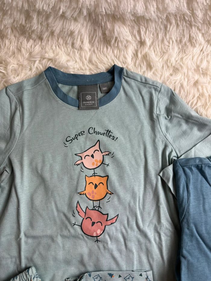 Lot de 2 pyjamas longs taille 2 ans Françoise saget - photo numéro 3