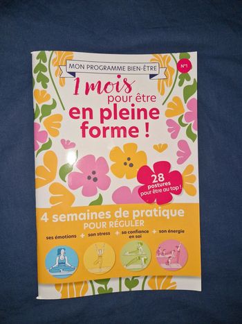 Livre "1 mois pour être en pleine forme"