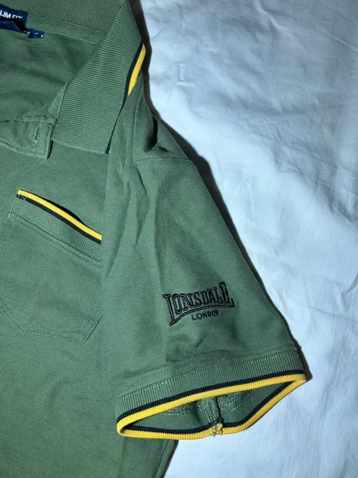 Polo vert lonsdale - photo numéro 7
