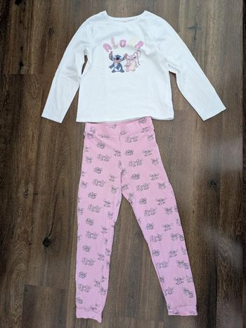 Pyjama manches longues fille 10 ans Stitch Disney