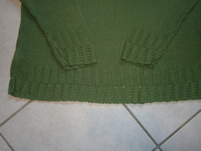Pull fin ML vert Taille 40/L - photo numéro 6