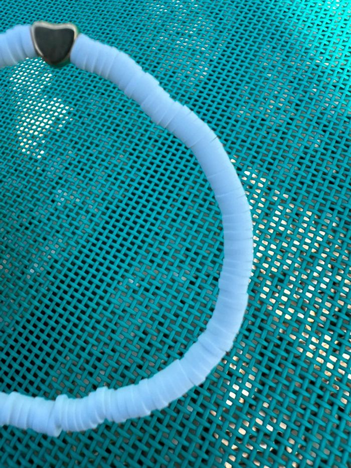 Bracelet fantaisie blanc - photo numéro 4