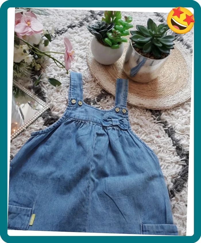 Combishort en jeans Taille 18 mois💞🌿 - photo numéro 2