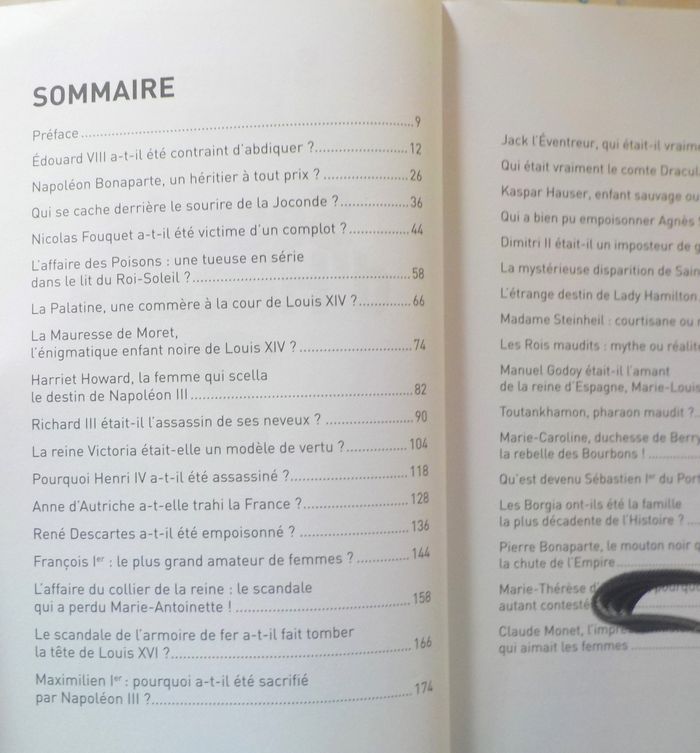 SECRETS D'HISTOIRE TOME 2 par Stéphane BERN Ed. France Loisirs - photo numéro 6