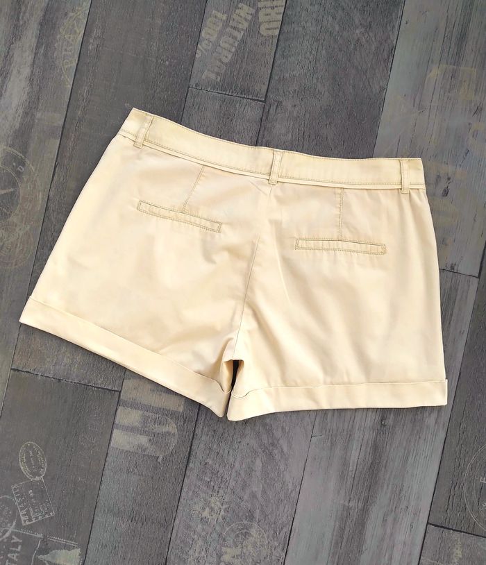 Short à revers jaune clair - Camaïeu - photo numéro 5
