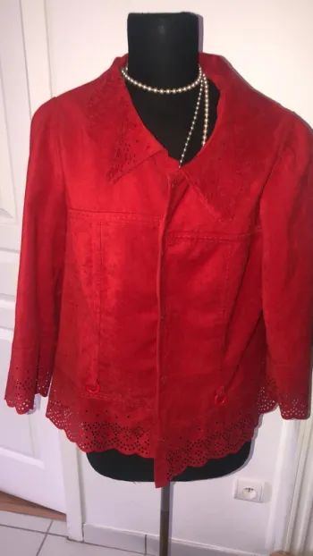 Veste suédine