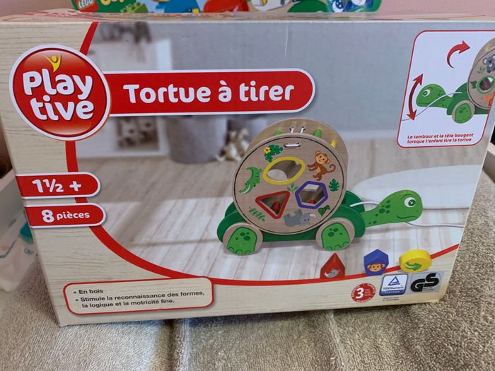 Jouet Tortue à tirer