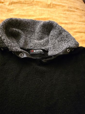 Pull chaud morgan a lacet sur le col