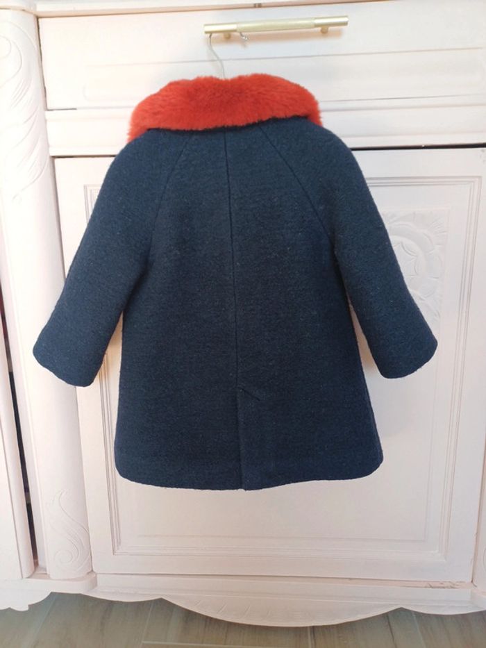 Manteau 70% laine jacadi 2ans - photo numéro 8