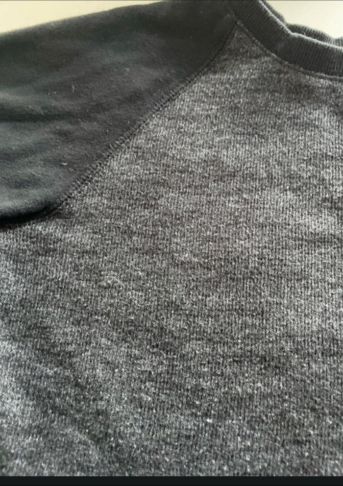Sweat bicolore gris - photo numéro 4