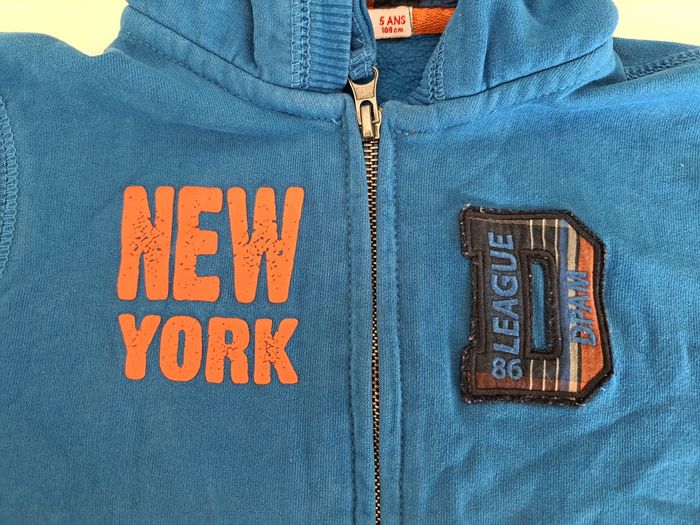 Lot de 2 sweats zippés garçon 5 ans TBE - photo numéro 5