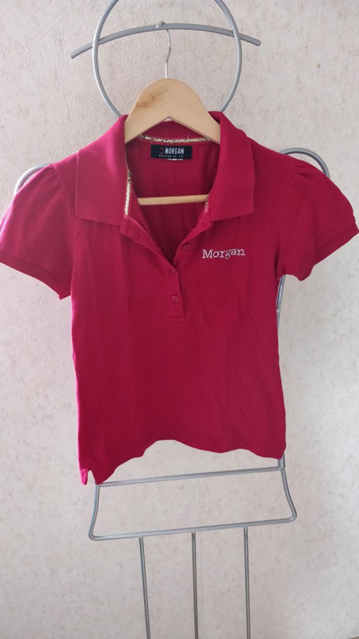Polo Morgan Taille S Rouge