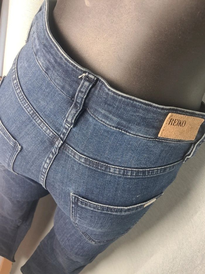 Reiko jean taille haute T.36 en tbe - photo numéro 8