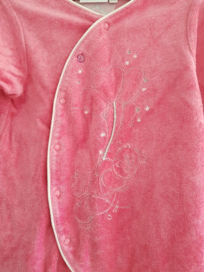 Noukie's - Grenouillère / pyjama une pièce / dors bien en velours (18 mois) - photo numéro 3