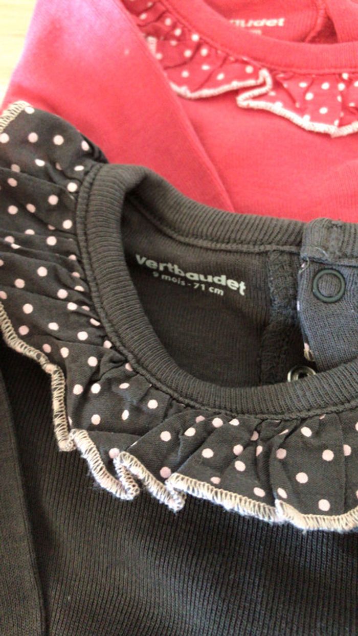 Lot de deux bodies verbaudet - photo numéro 4
