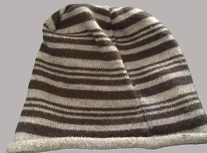 Bonnet rayé bébé garçon – 47 cm (6-12 mois)